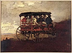 White Mountain Wagon by Winslow Homer, American, 1836–1910