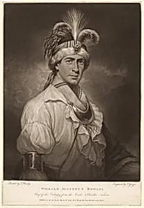 William Augustus Bowles by Joseph Grozer, 1755 - 1799?