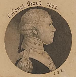 William Boyd by Charles Balthazar Julien Févret de Saint-Mémin, 12 Mar 1770 - 23 Jun 1852