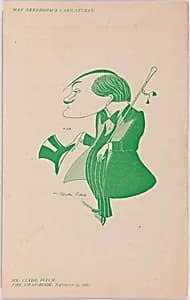 William Clyde Fitch by Max Beerbohm, 24 Aug 1872 - 20 May 1956
