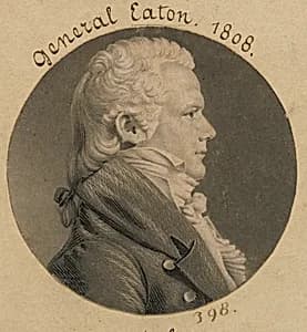 William Eaton by Charles Balthazar Julien Févret de Saint-Mémin, 12 Mar 1770 - 23 Jun 1852
