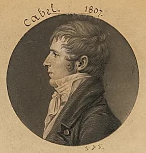 William H. Cabell by Charles Balthazar Julien Févret de Saint-Mémin, 12 Mar 1770 - 23 Jun 1852