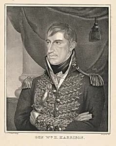 William Henry Harrison by E. B. & E. C. Kellogg Lithography Company, active c. 1842 - 1867