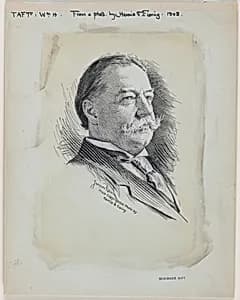 William Howard Taft by Jacques Reich, 10 Aug 1852 - 8 Jul 1923