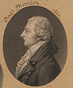 William Thornton by Charles Balthazar Julien Févret de Saint-Mémin, 12 Mar 1770 - 23 Jun 1852