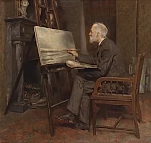 William Trost Richards by Anna Richards Brewster, 1870 - 1952