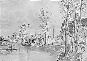 Windmill #2 by Louis Eilshemius, American, b. Arlington, New Jersey, 1864–1941