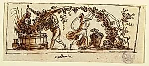 Winemaking by Felice Giani, Italian, 1758–1823