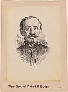 Winfield Scott Schley by Jacques Reich, 10 Aug 1852 - 8 Jul 1923