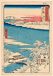 Winter Scene by Ando Hiroshige, Japanese, 1797–1858