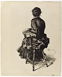 Woman Seated by William Merritt Chase, American, 1849–1916