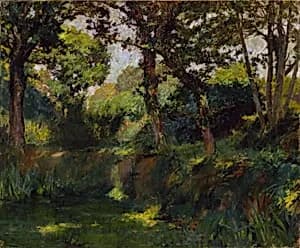 Wooded Landscape by Samuel Isham