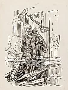Woodrow Wilson by Oscar Edward Cesare, 1885 - 1948