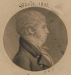 Woods by Charles Balthazar Julien Févret de Saint-Mémin, 12 Mar 1770 - 23 Jun 1852