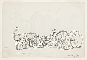 Yoke of Oxen by Winslow Homer, American, 1836–1910