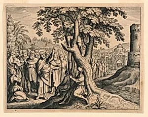 Zacchaeus the Publican by Michel Lasne, French, ca. 1590 - 1667