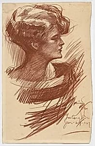 Zelda Sayre Fitzgerald by Harrison Fisher, 27 Jul 1877 - 19 Jan 1934