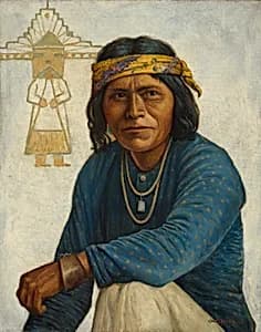 Zuni Man by Carl Moon