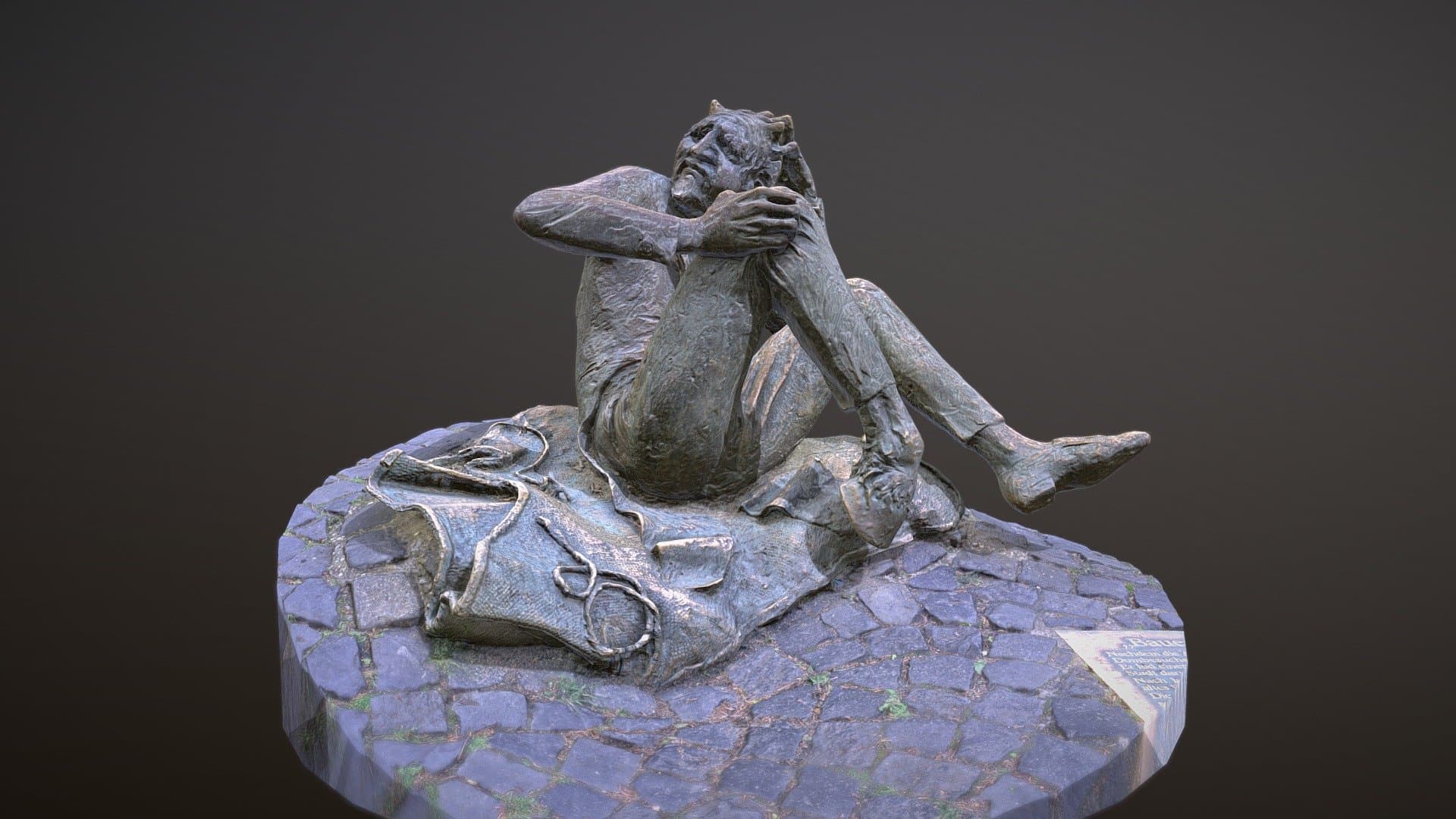 Devil Statue Aachen Lousberg
