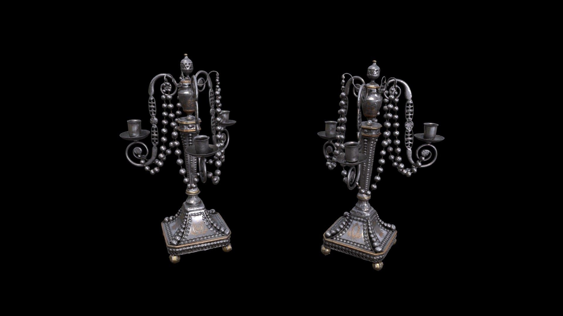 2010.2 Pair of Candelabra