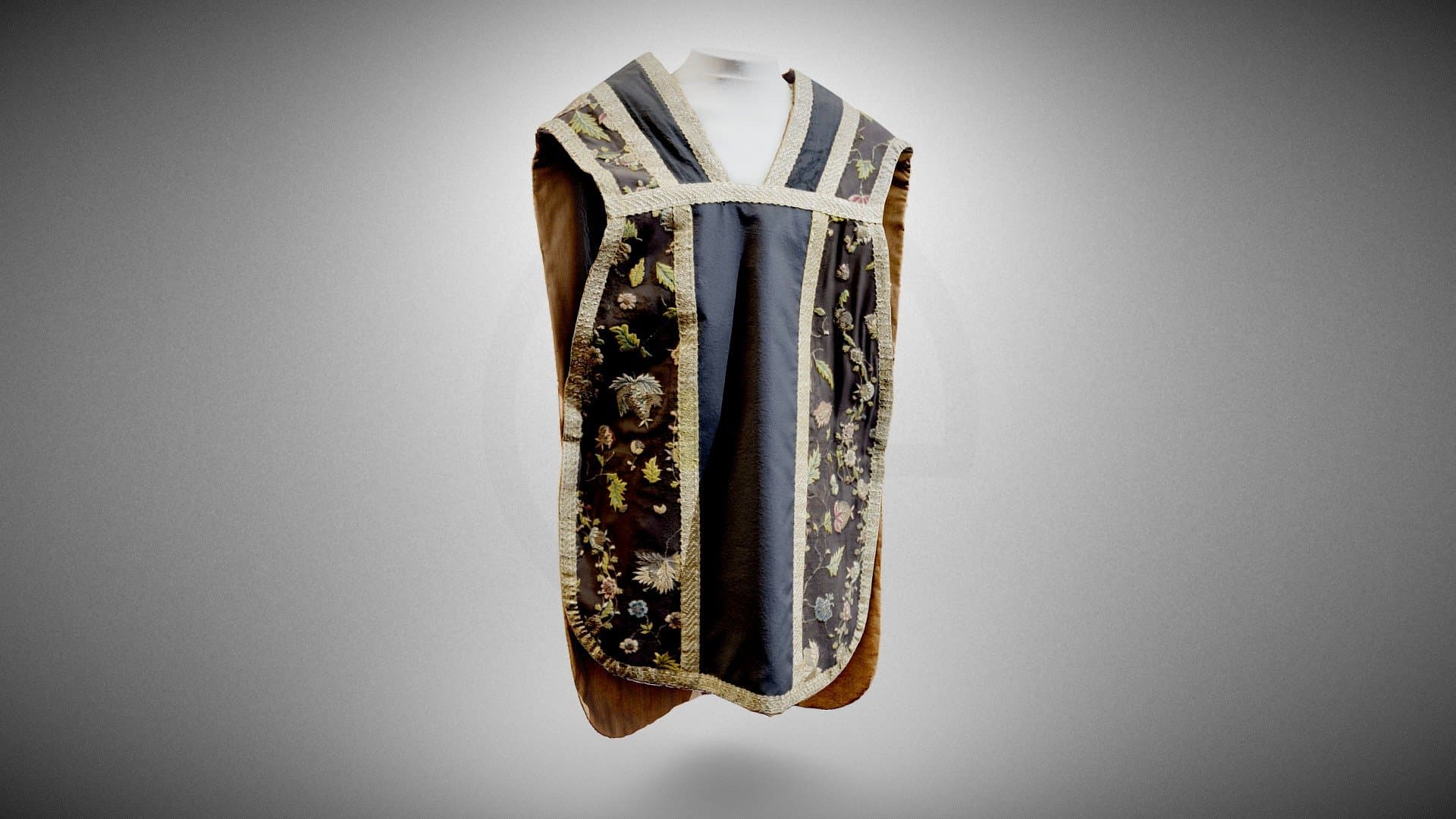 Black chasuble