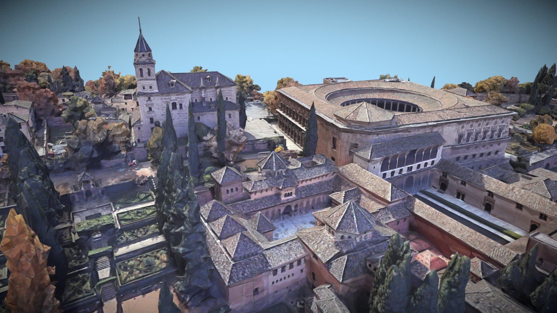 Alhambra palace fortress, Granada, Spain