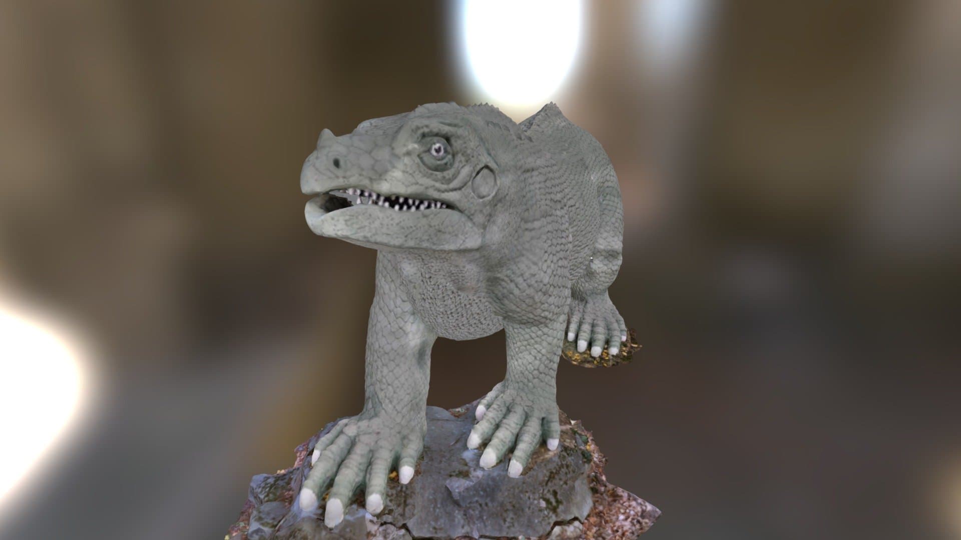 Standing Iguanodon - Crystal Palace Park
