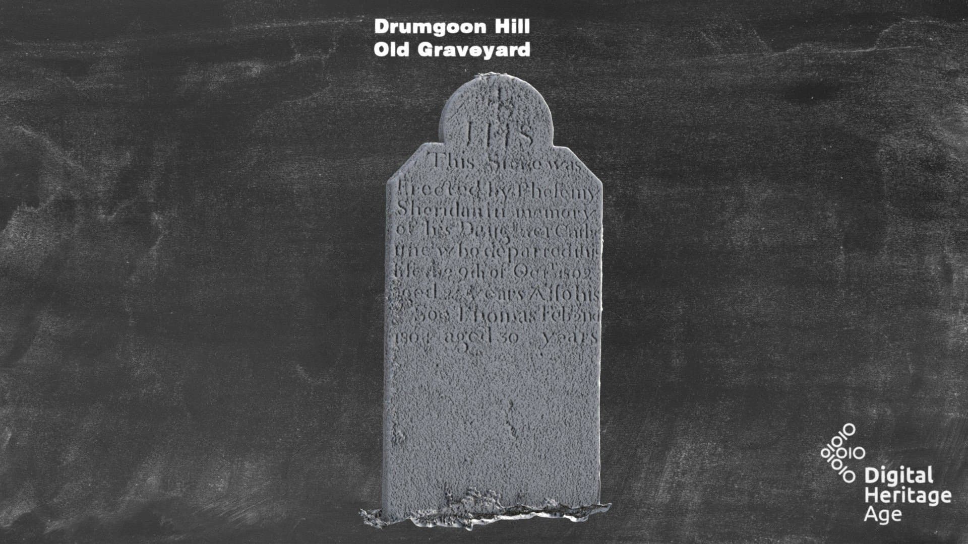 Drumgoon Hill - Old Graveyard - Headstone 047