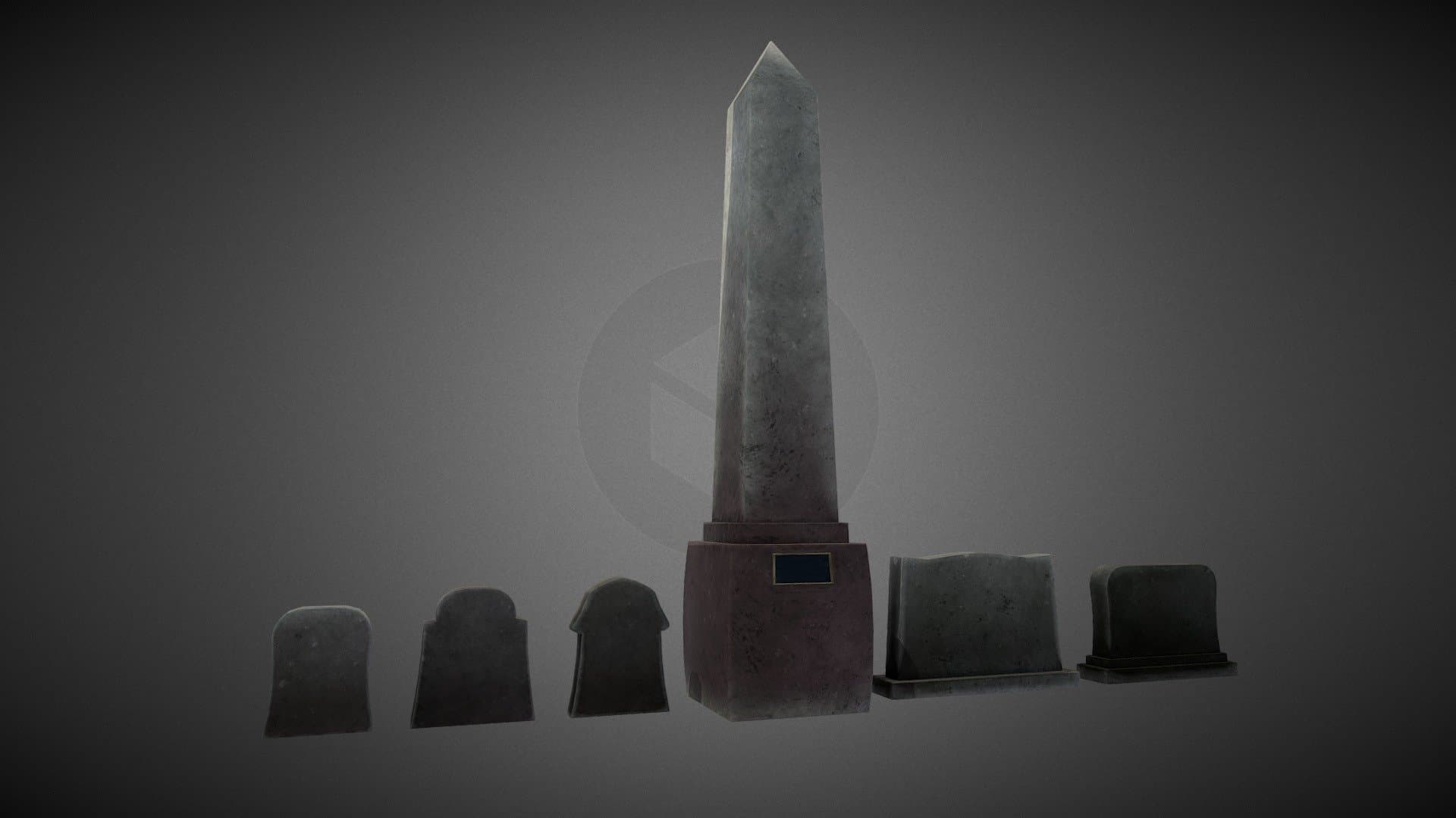 Stylised Gravestones