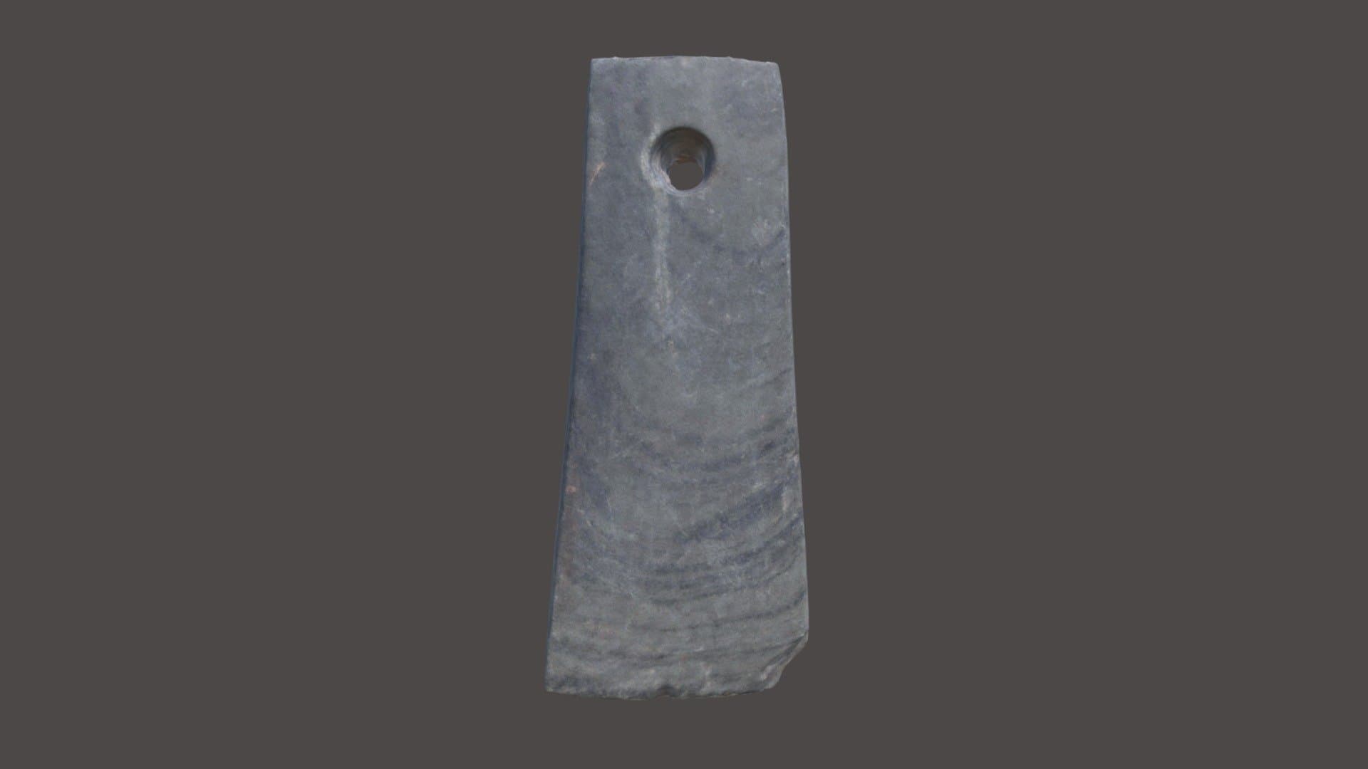 FR067, Late Archaic Glacial kame, slate pendant