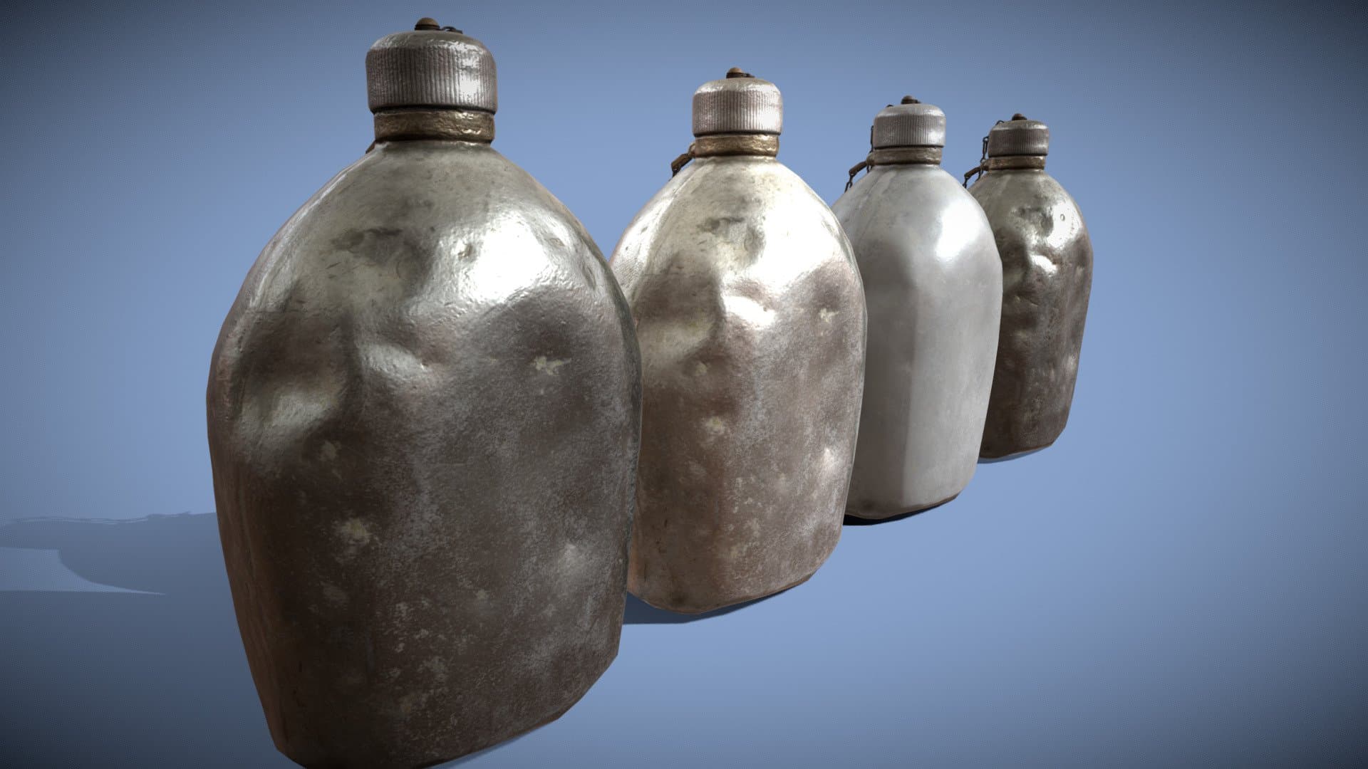 1918 WW1 American Canteen Photoscan