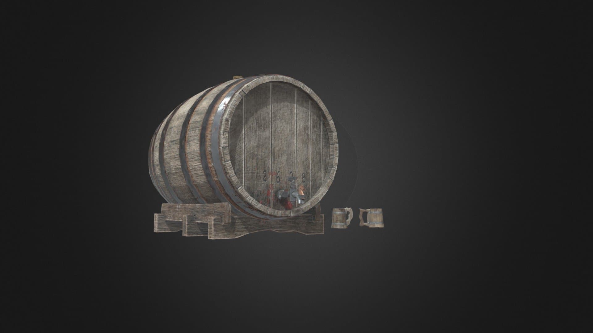 barrel and cups :)