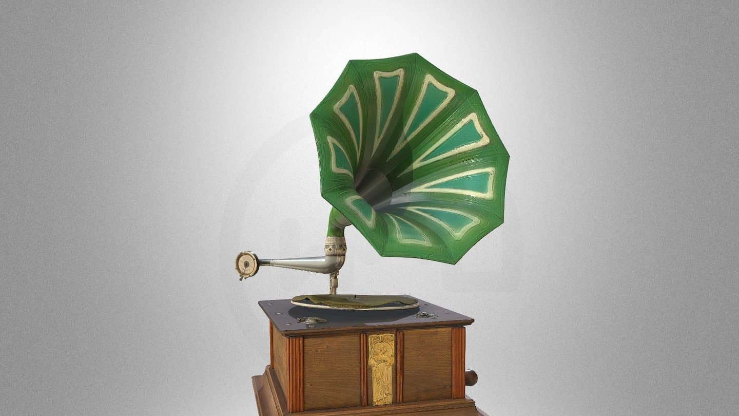 Tube gramophone