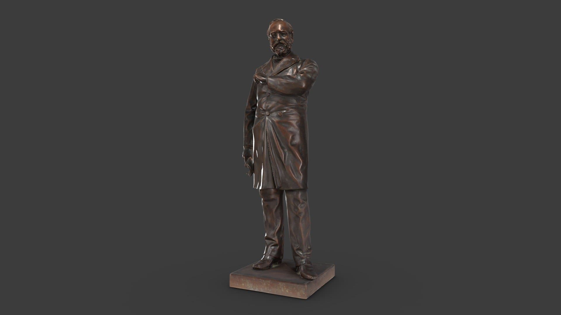 James Garfield Bronze Sculpture