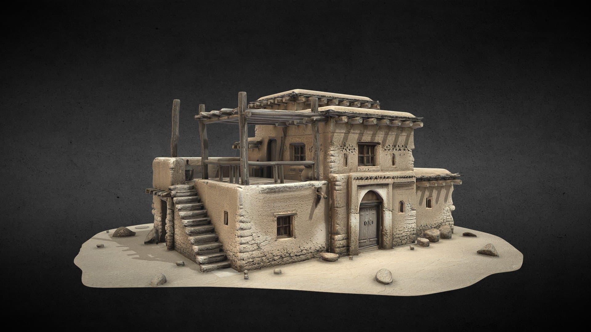 Stylized Adobe House – Tier I