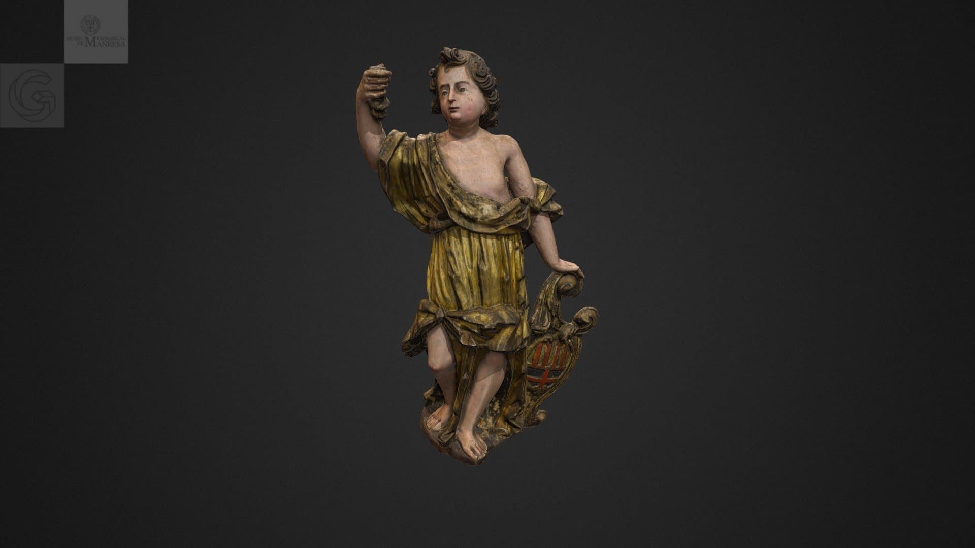 Noi amb l'escut de Manresa, Museu de Manresa