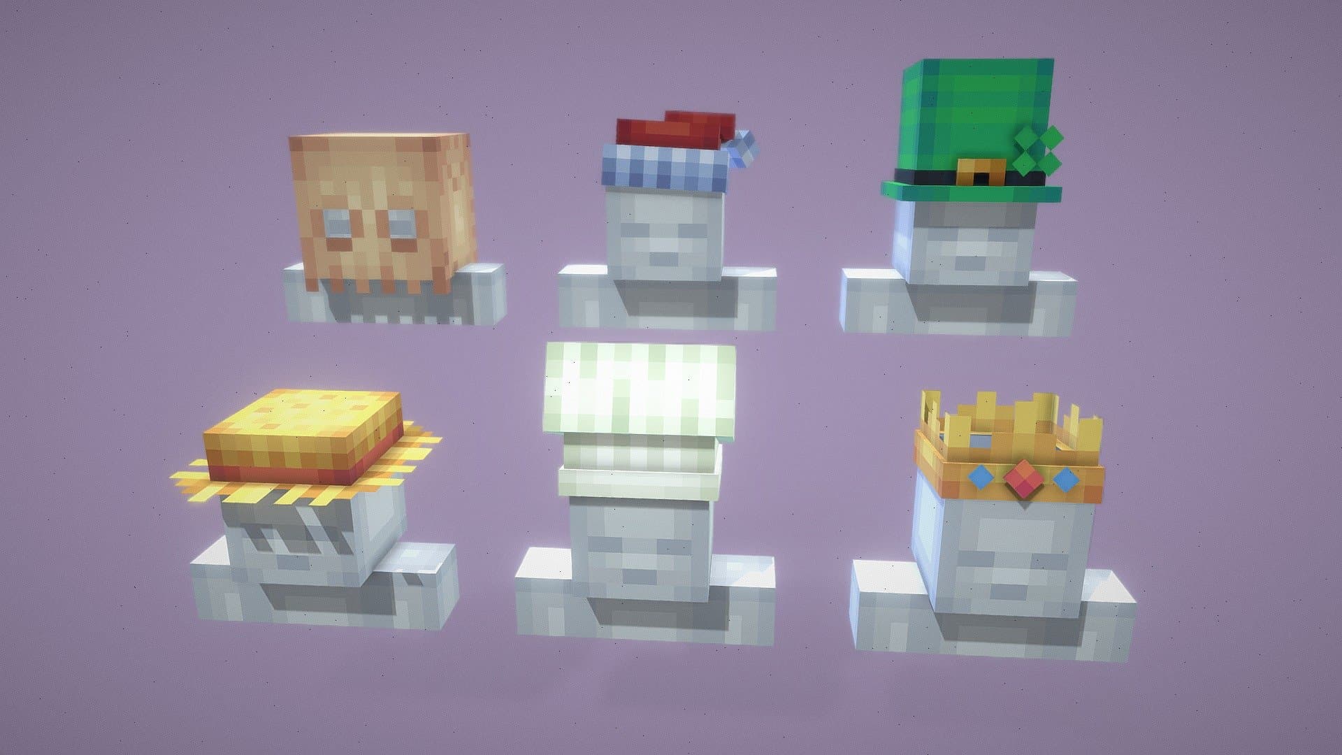 Minecraft Hats Mini-pack 4