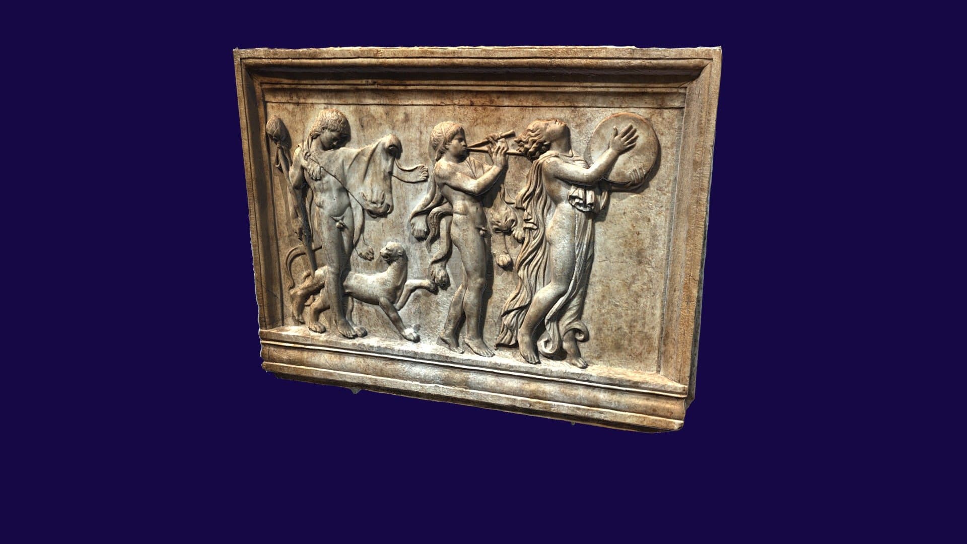 A Bacchic procession