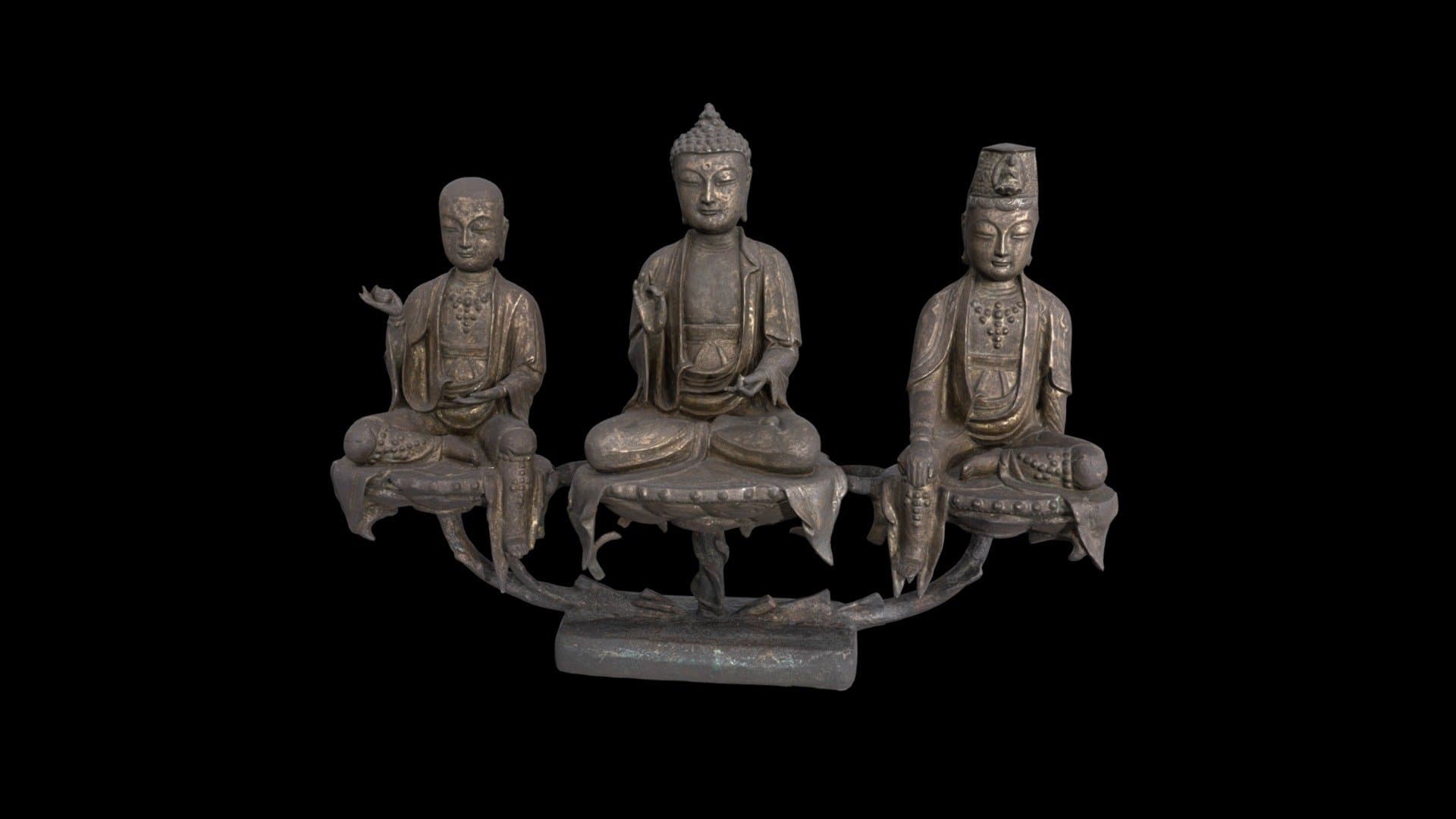 1918.501 Amitabha Triad