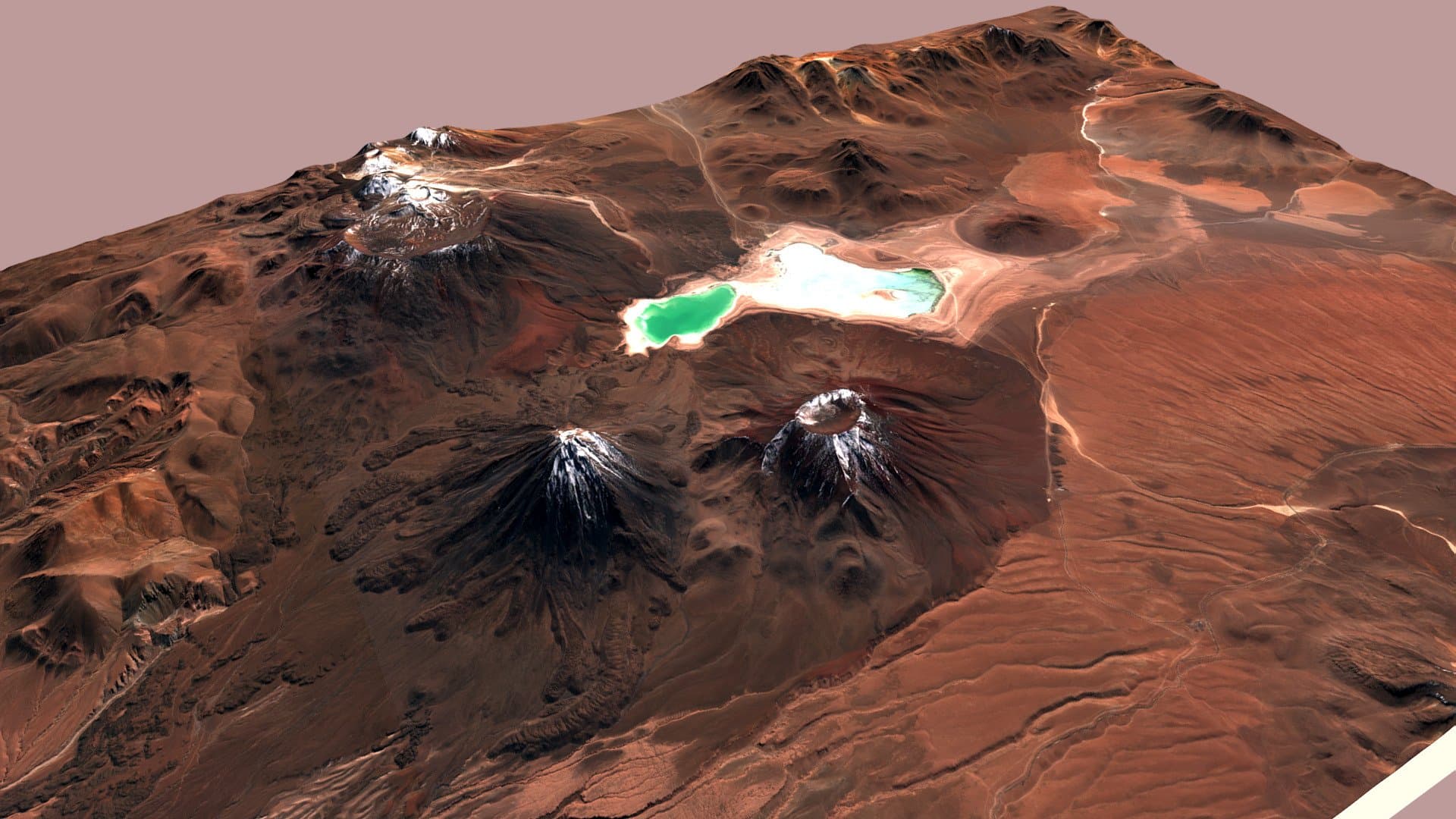 Laguna Verde and Licancabur Volcano, Bolivia