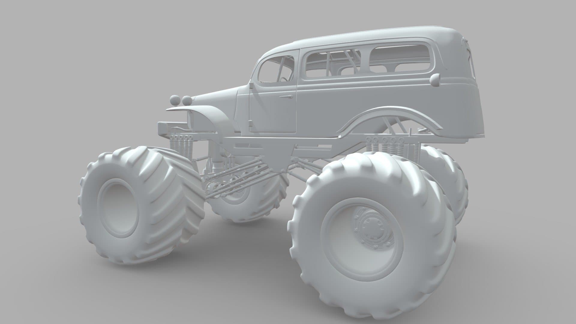 '91-93 Unnamed And Untamed Monster Truck