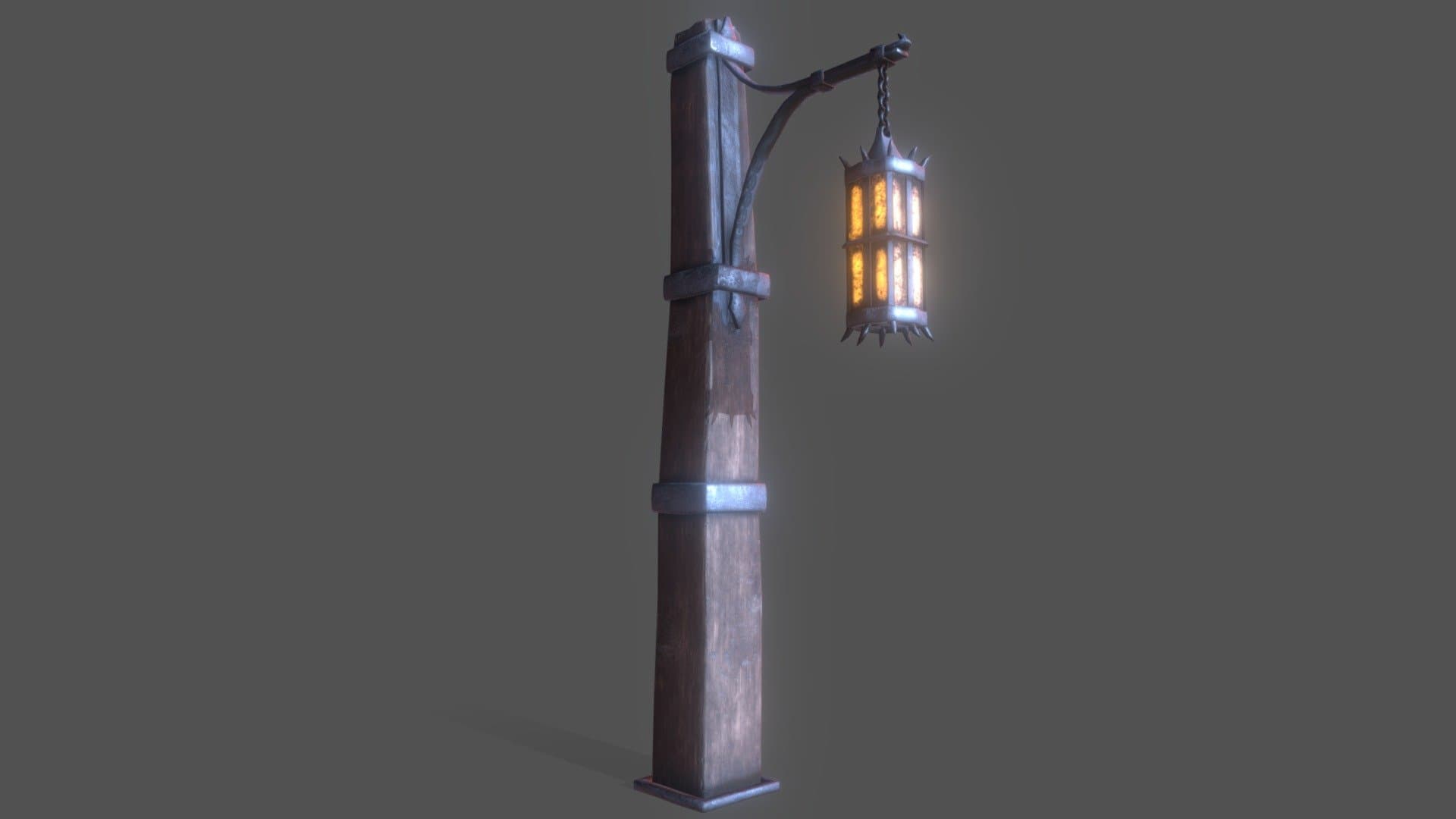 Medieval Lamp Post 💡