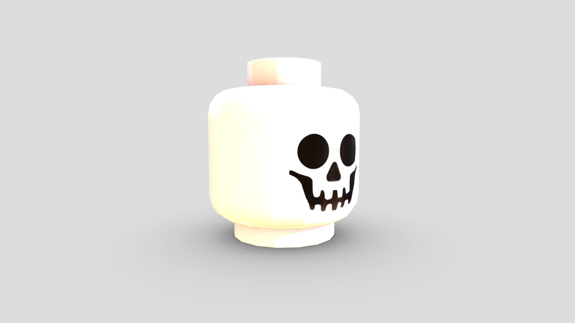 LEGO Skull / Head skeleton low poly
