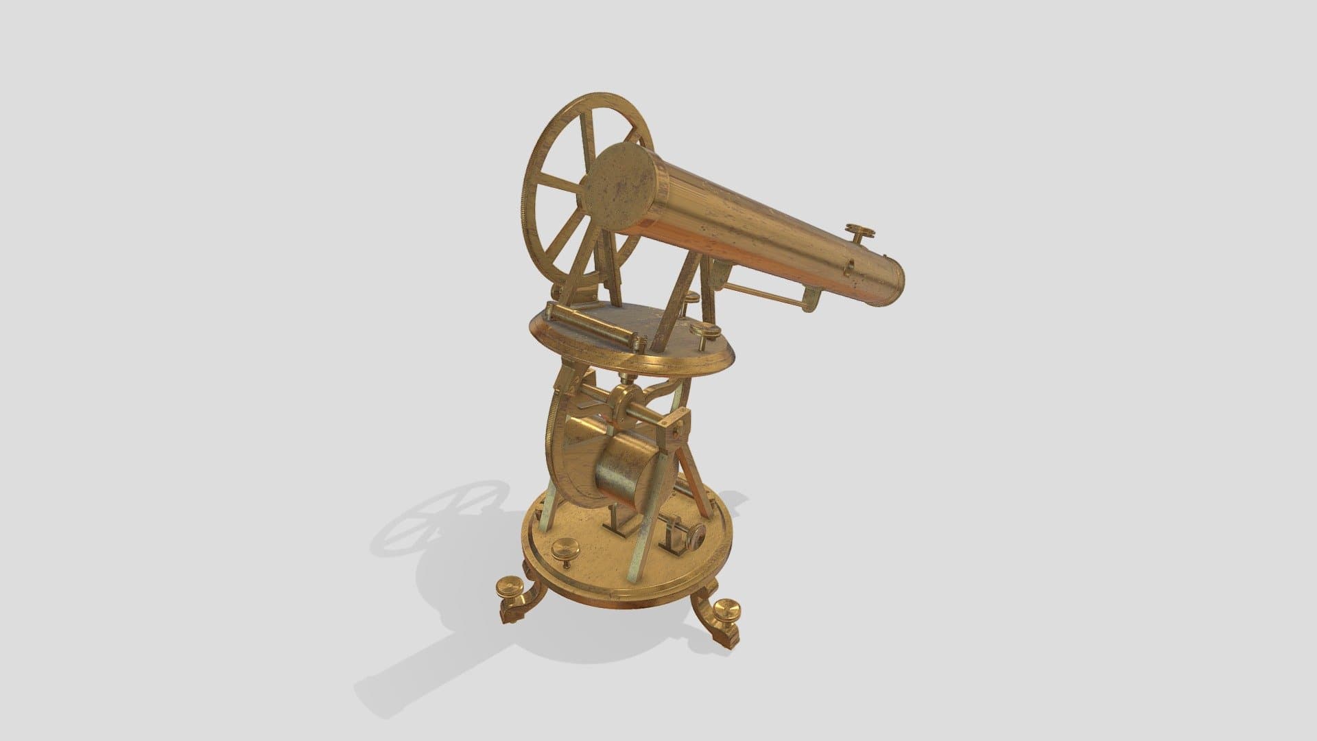 2025: Equatorial telescope (model by A Feuer)