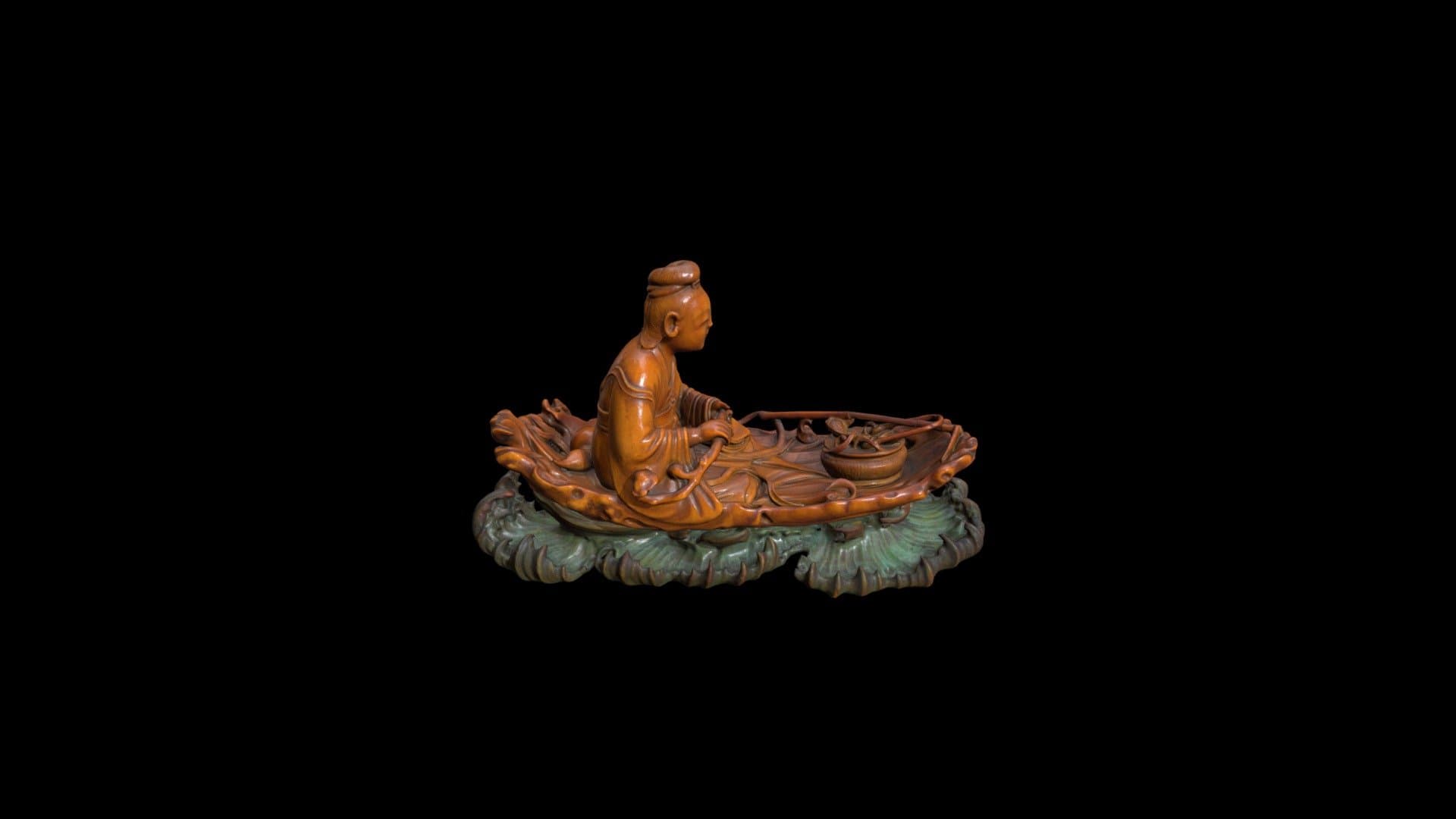 1976.60 Figure of Daoist Immortal He Xiangu