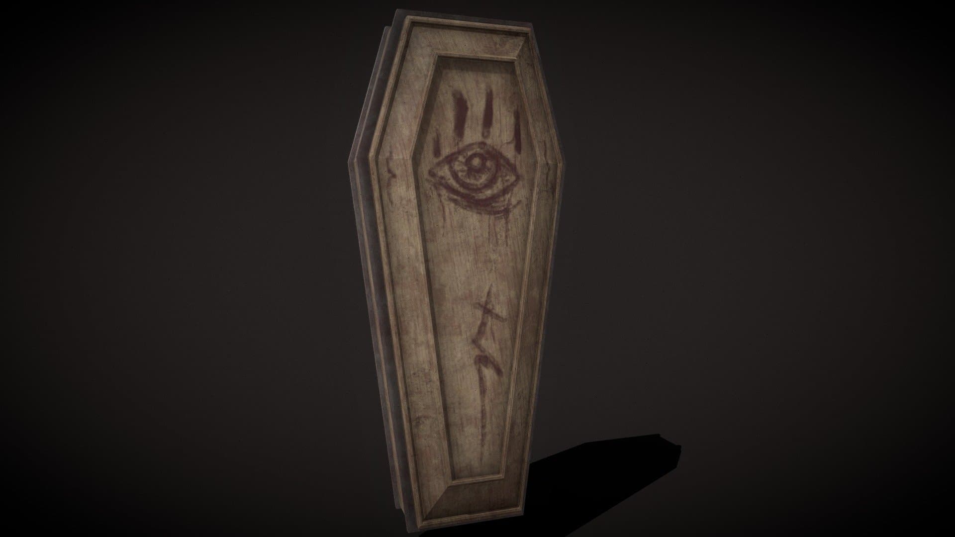 Coffin with Symbol