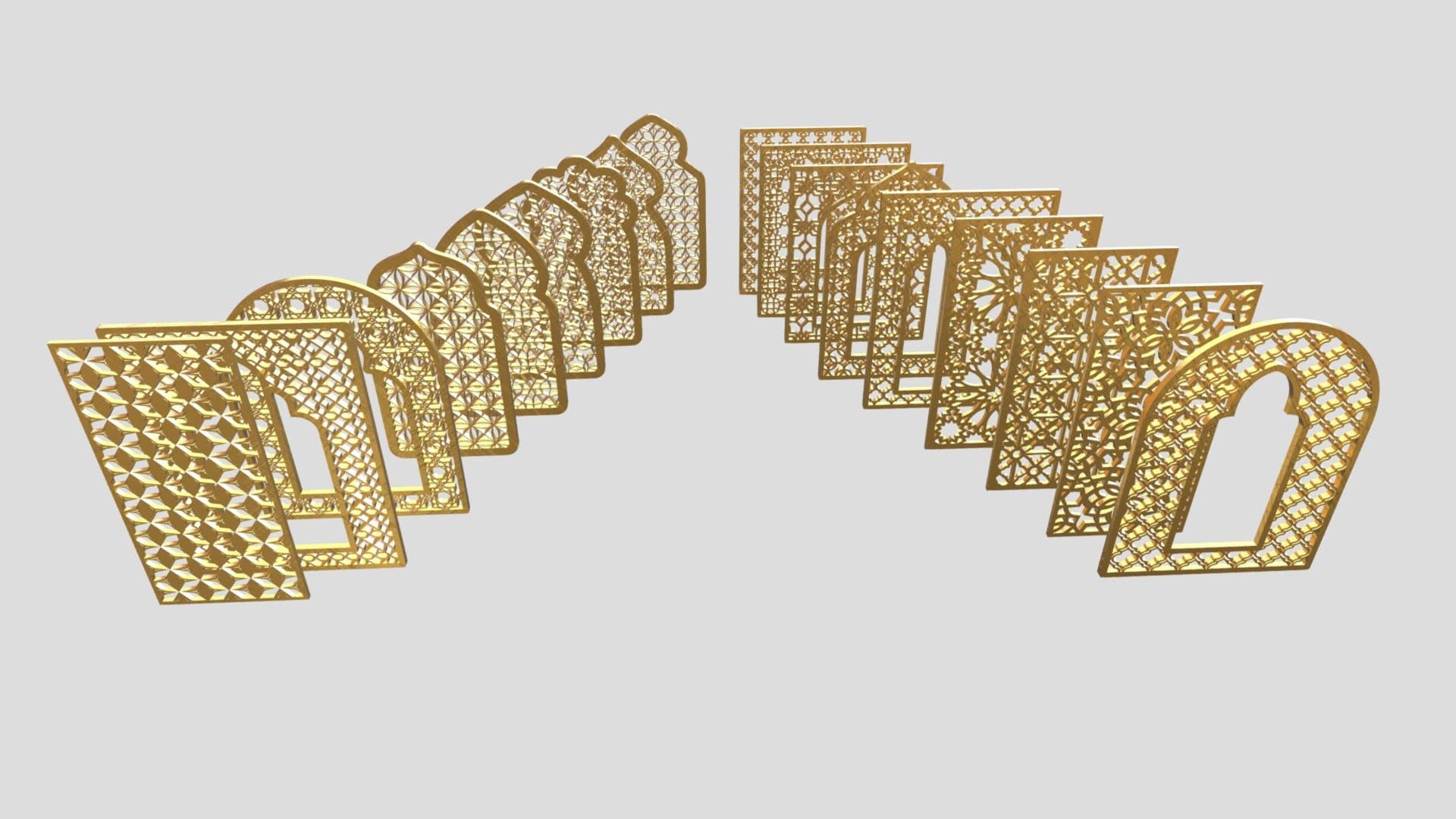 Collection of door and windows panels