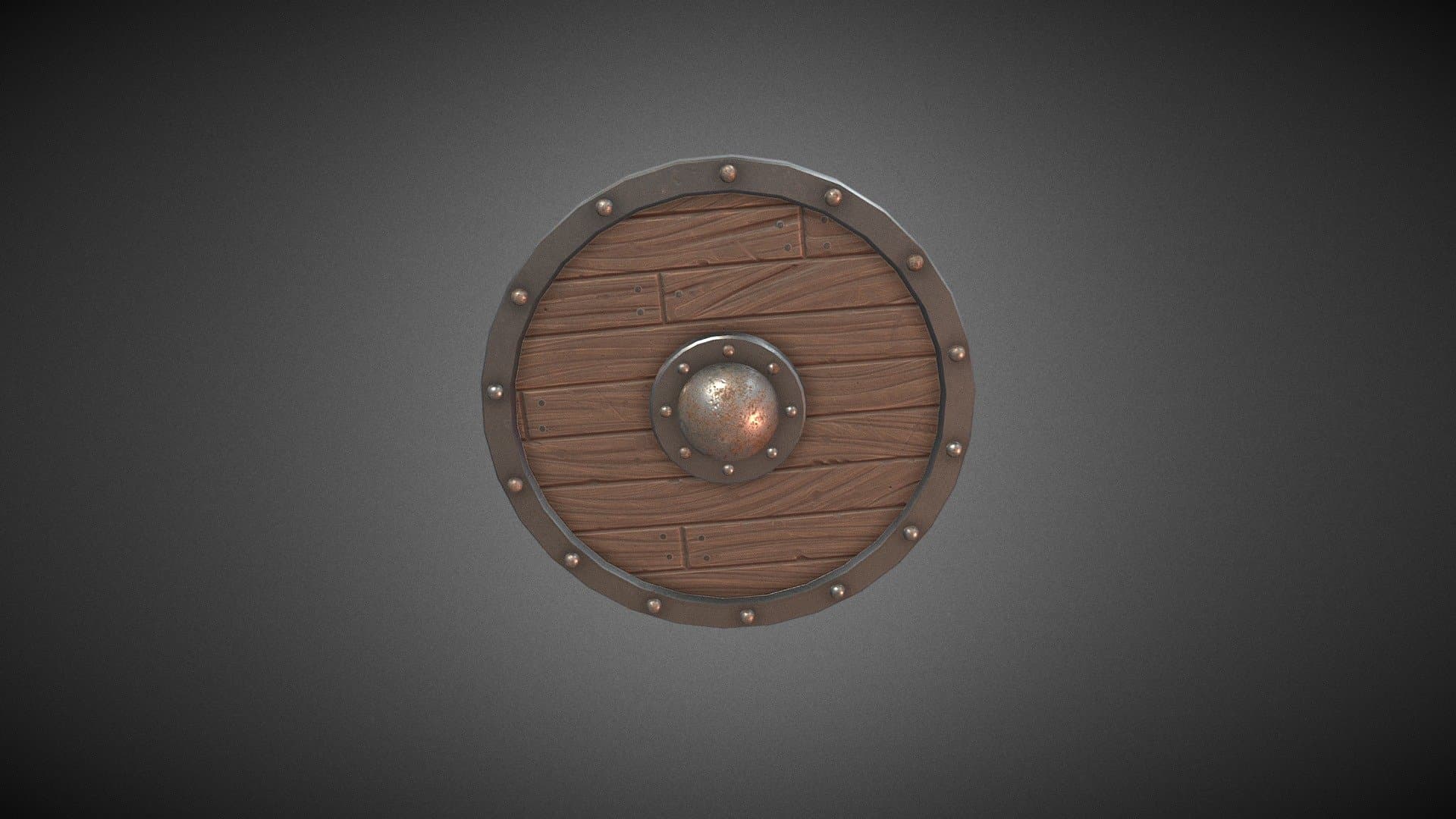 Medieval stylized shield