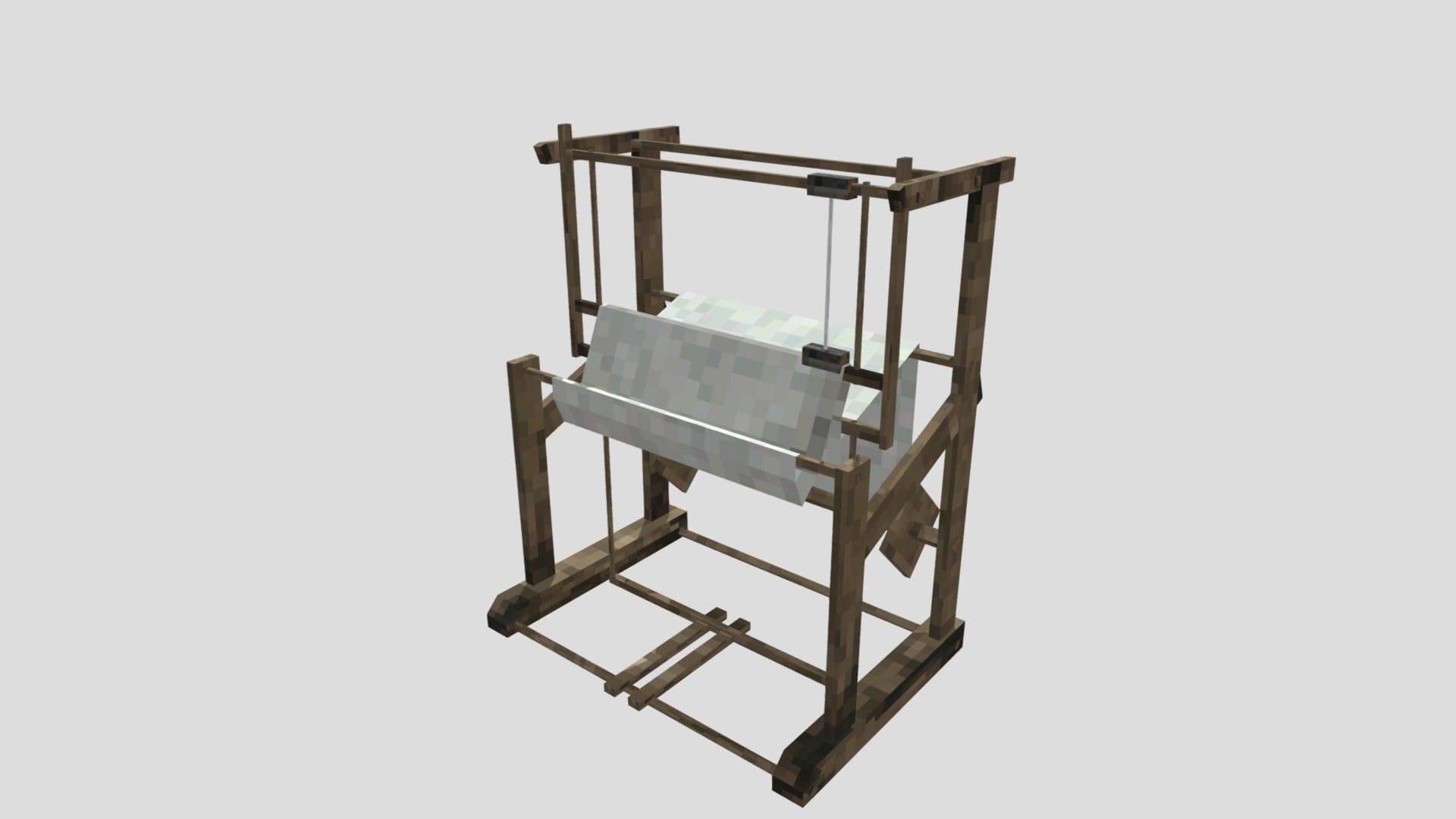 [ Minecraft ] Antique loom - Low Poly