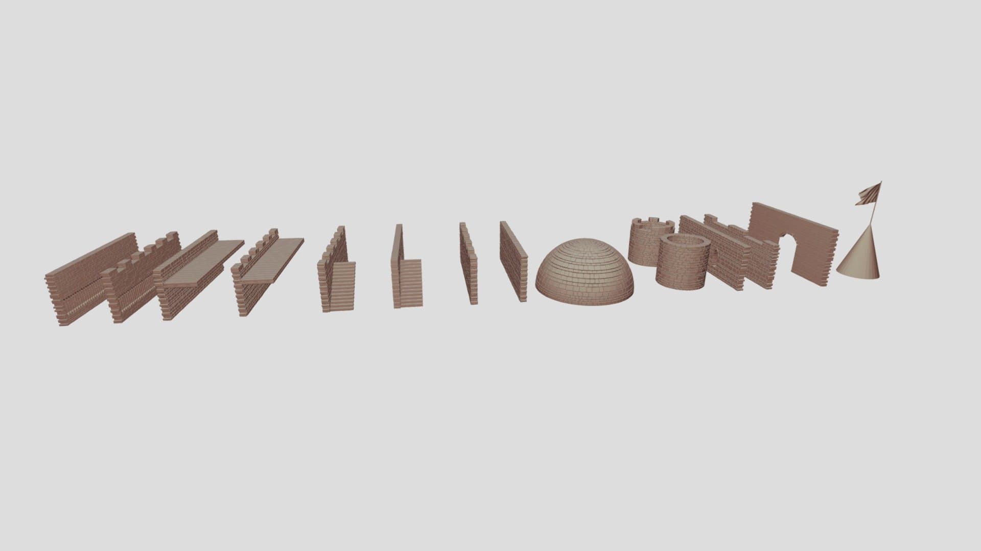 castle parts set